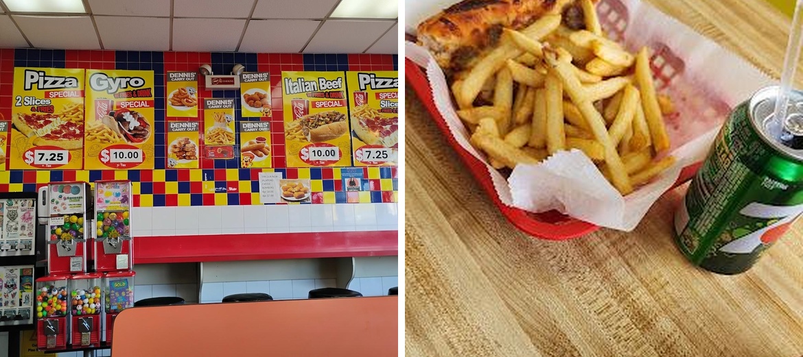 Denni's Pizza Menu
